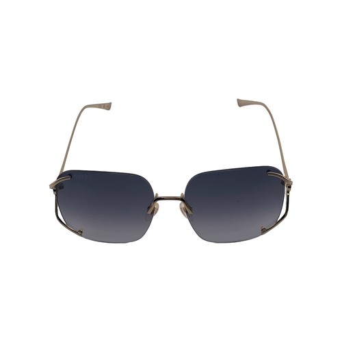 GUCCI GG0646S Gold Rimless Women's Sunglasses 60mm 17mm 135mm - Made in japan - Picture 3 of 5