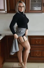 Photo Hot Sexy  Woman Panty Hose Beautiful Long Legs Stockings 4x6 Print #3267