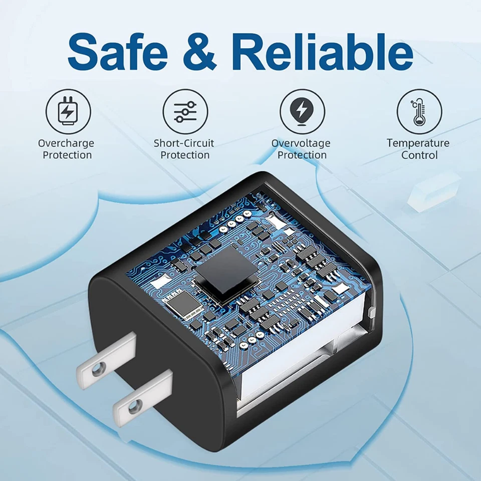 Cable USB-C de 6 pies 45 W cargador rápido adaptador de pared USB para Samsung Galaxy S23 S22 G Foto 4 de 4