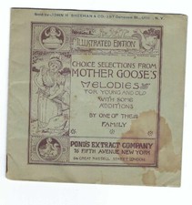 Pond's Extract Choice Selections From Mother Goose's Melodies