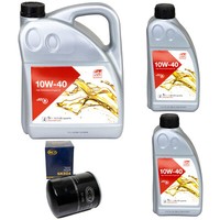 MotoröL Set MotoröL Febi SAE 10W-40 7 Liter + ÖLfilter FüR Toyota Hiace IV Bus