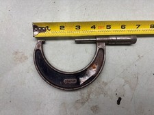 L. S. STARRETT (No. 436) 2”-3” Outside Micrometer Vintage Machinist Tool USA