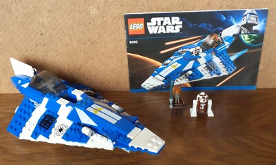 LEGO Star Wars Plo Koon's Jedi Starfighter 8093 vollständig und mit Bauanleitung