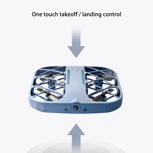 Mini Portable Drone Aerial Drone Steady Hover Blue HD 8K Camera 2 Speed DE - Bild 12 von 24