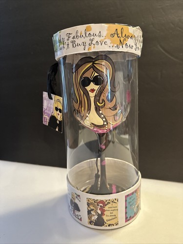 Delish With Attitude Sip Sip Repeat 15oz Wine Glass - 第 1/9 張圖片