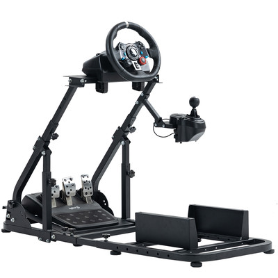 Hottoby G923 Racing Sim Cockpit Stand&Support Arms Fit Thrustmaster Logitech G29