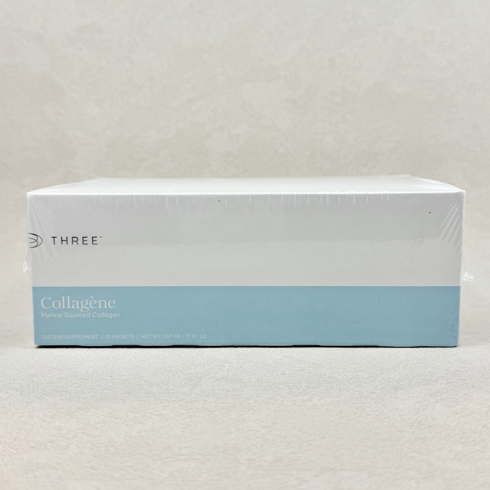 THREE International Liquid Marine Collagen Beauty Supplement 10ct Sealed New