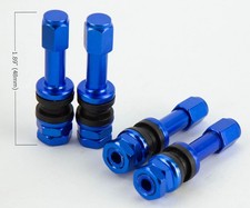 4 Aodhan V1 Bolt On Blue Valve Stems Fits Weds Ssr Bbs Work Volk Racing Enkei
