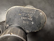 Original German WWII 7x50 Binoculars (Dienstglas) blc (Carl Zeiss)