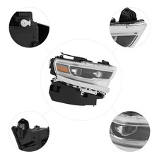 NEW RIGHT LED HEADLIGHT DUAL PROJECTOR FOR RAM 1500 2019 2020 2021 2022 RH OEM