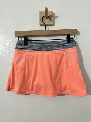 Athleta Skort Youth Extra Large 14 Peach Coral Athletic Active Outdoor Girls