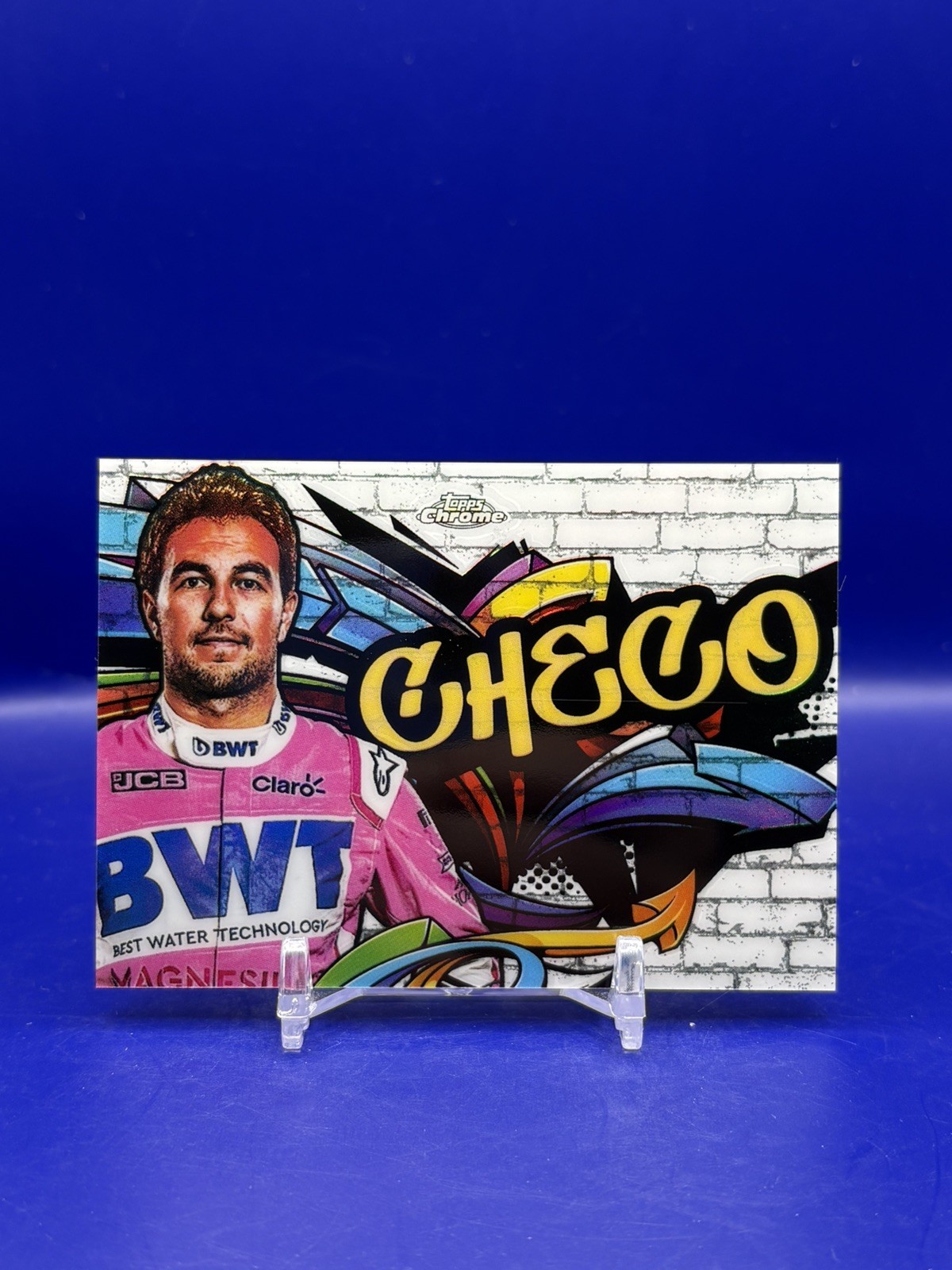 2020 Topps Chrome Formula 1 - Track Tags “Checo” Sergio Perez #TT-10 (RC) 