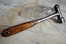 Antique H.D. SMITH "PERFECT HANDLE" BALL PEEN HAMMER   Carpenter Cabinet  Maker
