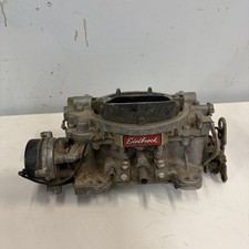 Edelbrock 1406 Carburetor Used 600 Cfm -great Core For Rebuild Edelbrock 1406 Carburetor Used 600 Cfm -great Core For Rebuild