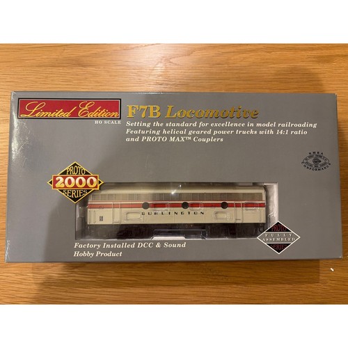 Life Like HO Proto 2000 Burlington #CB&Q F7B #167-B 920-40583 DCC y sonido | Zustand: Used