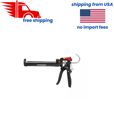 #ad Husky 10 oz. Heavy Duty High Leverage Drip Free Caulk Gun $22.98