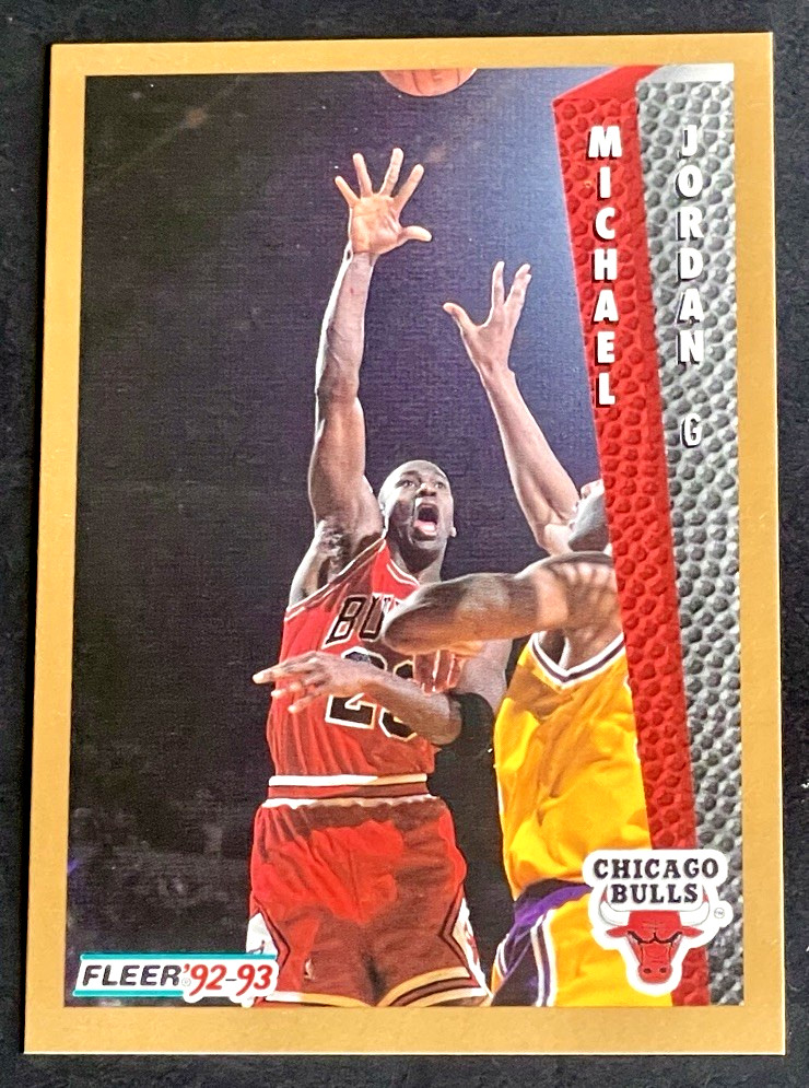 1992-93 Fleer Michael Jordan #32 Bulls HOF