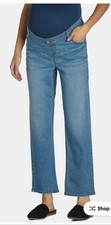 Time  Tru Women  s Maternity Straight Leg Jeans, 27  Inseam Size: M 8-10 NWT