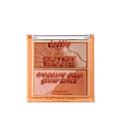 Lottie London X Outer Banks Eyeshadow Palette #Treasure Map Glow Brick