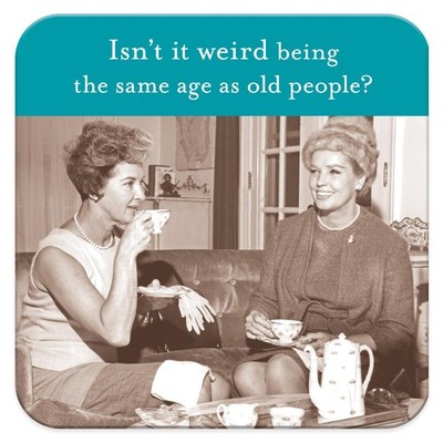 Shannon Martin Design Same Age Coaster, 3.75-Inch, Multicolor