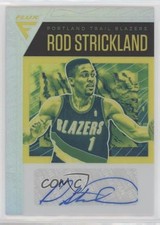 2020-21 Panini Flux Signatures Silver Prizm Rod Strickland #FLS-ROD Auto 19b1