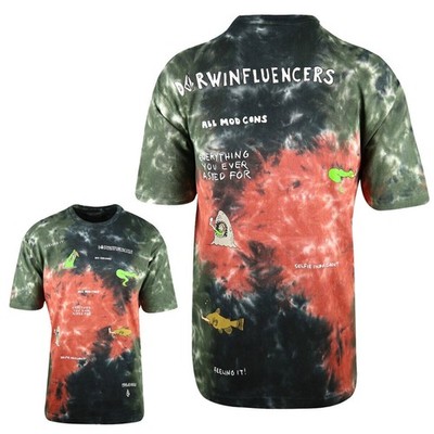 Volcom Herren Tie Dye Animoscillator Dorwinfluencers S/S T-Shirt (S41)