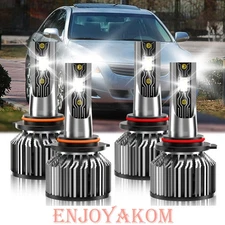 For Toyota Camry 1992-2006 Front LED Headlight Kit Bulbs High Low Beam 6500K