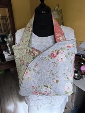 Sac Cabas Tulipe Patchwork FAIT MAIN  - Création Unique