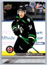 Krzysztof Macias 2024-25 Upper Deck CHL #120 Moose Jaw Warriors
