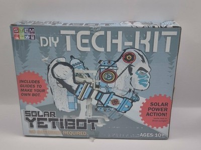 DIY STEM Tech Kit Solar YetiBot. Educational. (B67)