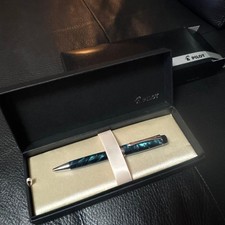Pilot Custom Heritage Se Marble Blue Included Ballpoint Pen