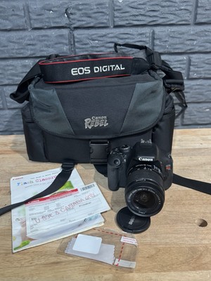 Canon EOS Rebel T3i 18.0MP Digital SLR Camera - w/ 18-55mm lens With Case