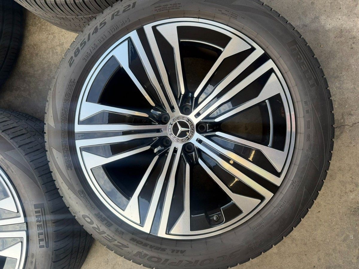 21'' inch Mercedes EQS 350 450+ OEM Factory Wheels with Pirelli