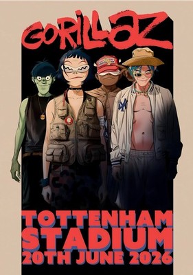 Gorillaz Tottenham Stadium 2026