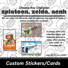 🫟 Custom Made Stickers and Cards