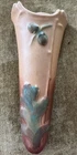 Weller Pottery Wall Pocket Brown with Oak leaf  and acorns Vase