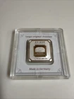 Geiger Edelmetalle 10 Gram .999 Silver Square Bar SEALED in Hard Assay