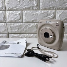 FUJIFILM Fujifilm instax SQUARE SQ20 Cheki Hybrid Camera Beige Very Cute
