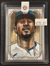 2024 Topps Museum Canvas Art Collection Mookie Betts Dodgers 1/1 MLB ONE OF ONE