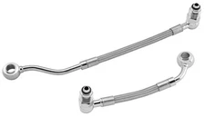 Goodridge Replacement Fuel Injection Line w/Chrome Fittings Harley Davidson
