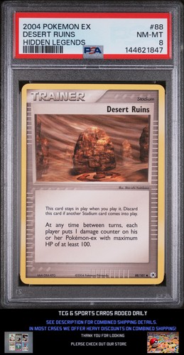 Desert Ruins graded PSA 8 for sale on eBay