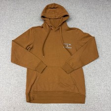 No Boundaries Hoodie Small Brown Future  Visions Graphic Fleece Sweatshirt S