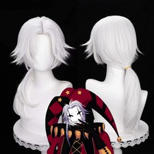 The Freak Circus Pierrot Cosplay Wig Long Hair Heat Resistant Synthetic Wigs
