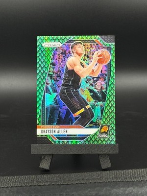 2024-25 Panini Prizm JADE DRAGON SCALE /48   Grayson Allen #214 Suns (35/48)