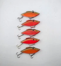 (5) Bill Lewis Rat-L-Trap 3/4 oz Lipless Crankbait Fishing Lure Lot of 5
