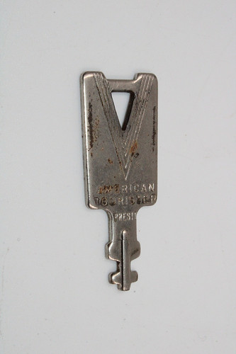 Vintage American Tourister Luggage Key Presto 2748 "V" Key