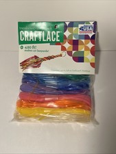 Toner Crafts CRAFTLACE 420 Feet 40 Lanyards MEGAPack Translucent NOS Made In USA