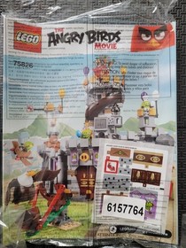 LEGO The Angry Birds Movie 75826: King Pig's Castle, Factory Sealed Bags, No Box
