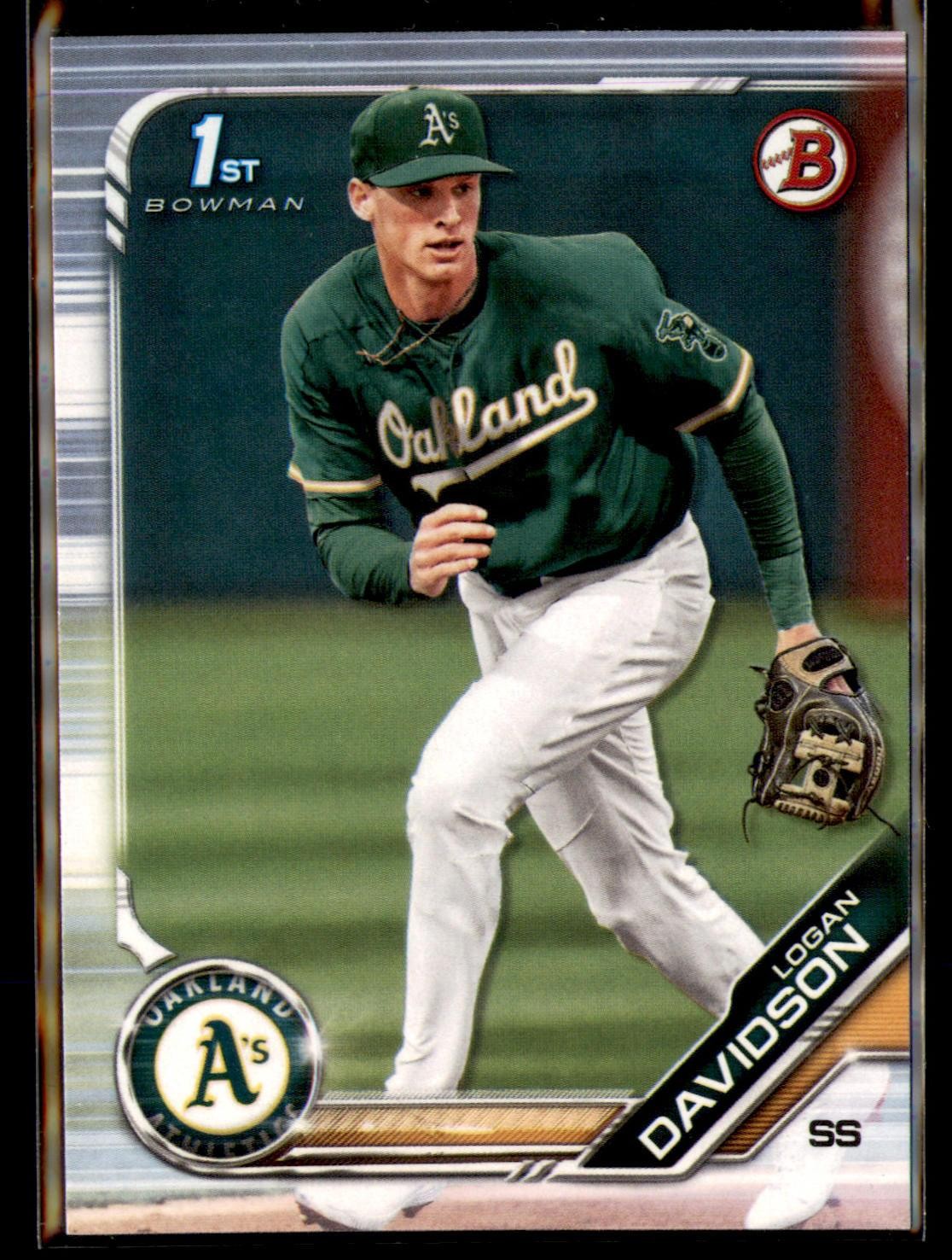 2019 Bowman Draft #BD-10 Logan Davidson