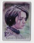 Arya Stark Game of Thrones Inflexions ArtiFEX Metal Sketch Art Card #AF11 /25
